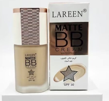 كريم الأساس لارين مات BB المقاوم للماء ويحتوي على عامل حماية من الشمس