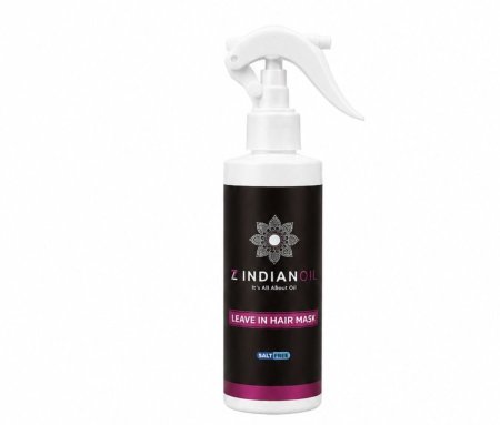 قناع الشعر من ZINDIAN OIL، ويأتي على شكل سبراي يُترك على الشعر.