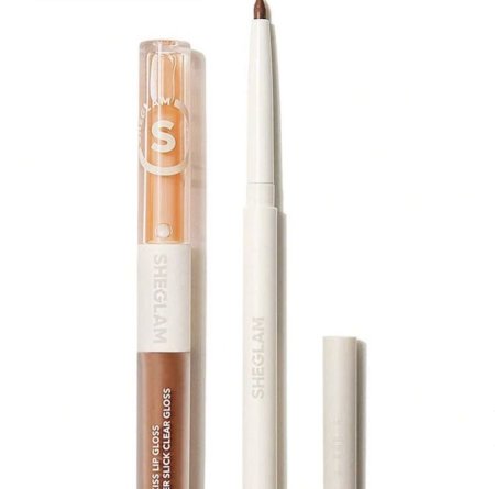 قلم تحديد الشفاه مع لمعة شفاه – SHEGLAM Lip Liner & Gloss