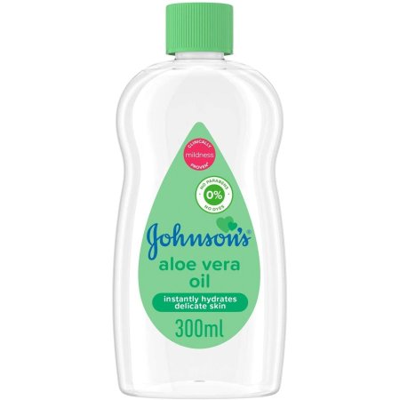 زيت جونسون بالصبار — Johnson’s Aloe Vera Oil