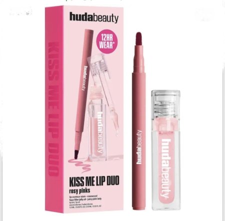 مجموعة أحمر الشفاه هدى بيوتي Kiss Me Lip Duo <br> <span class='text-color-warm'>سيتوفر قريباً</span>