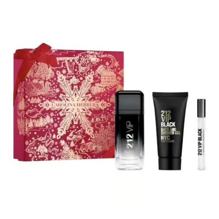 طقم عطر 212 VIP Black الرجالي – كارولينا هيريرا