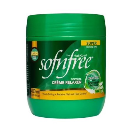 سوفت فري كريم فرد الشعر بالألوفيرا للشعر شديد التجعد – Soft & Free HairXpert Crème Relaxer Aloe Vera