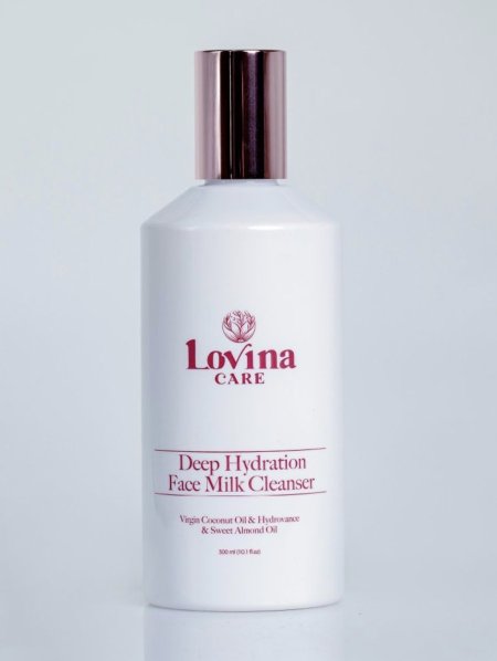 غسول حليب الوجه Lovina Care – ترطيب عميق