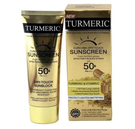 واقي شمس الكركم والكولاجين SPF 50