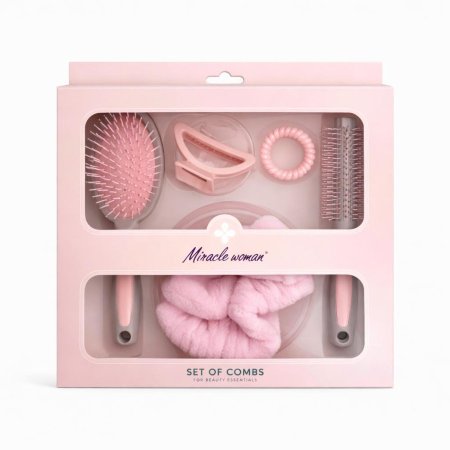 طقم أمشاط وإكسسوارات شعر ميراكل وومن — Miracle Woman Set of Combs