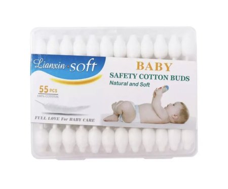 أعواد قطن للأطفال ليانكسين سوفت — Lianxin Soft Baby Safety Cotton Buds