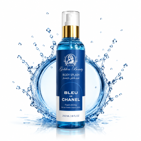 سبلاش جسم جولدن بيوتي بلو دي شانيل  Golden Beauty Body Splash Bleu de Chanel