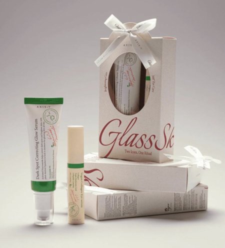 بكج العناية بالبشرة Glass Skin – مجموعة تصحيح البقع وإشراق العين