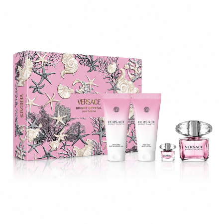 مجموعة عطر برايت كريستال فيرساتشي Versace Bright Crystal Gift Set