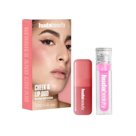 ديو خدود وشفاه Berries & Cream من هدى بيوتي – Huda Beauty Berries & Cream Cheek & Lip