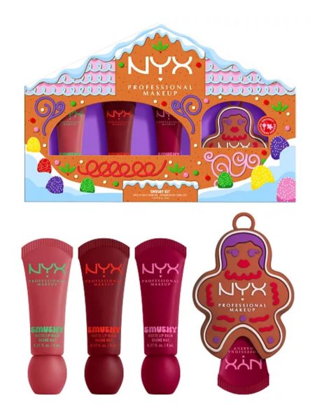 مجموعة ملمعات شفاه Smushy من NYX – NYX Smushy Matte Lip Balm Kit